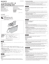 Sony LCS-HCE Manual do usuário