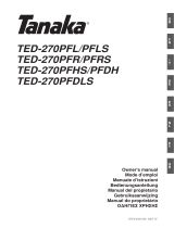 Tanaka TED-270PFR/PFRS Manual do usuário