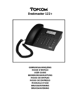 Topcom deskmaster 122plus Manual do usuário