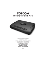 Topcom 881 PSTN Manual do usuário