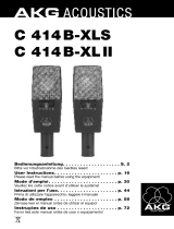 AKG C 414 B-XLS Manual do proprietário