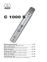 AKG C 1000 S Manual do proprietário