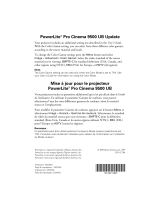 Epson 9500UB Supplemental Information