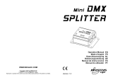 SYNQ AUDIO RESEARCH MINI DMX SPLITTER Manual do proprietário