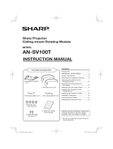 Sharp AN-SV100T Instruções de operação