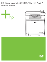HP Color LaserJet CM1015/CM1017 Multifunction Printer series Guia de usuario