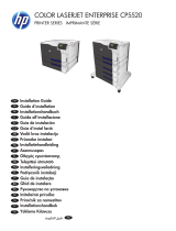 HP Color LaserJet Enterprise CP5525 Printer series Guia de instalação