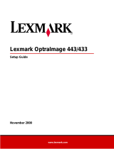 Lexmark OPTRAIMAGE 443 / 433 (NOV 2000) Manual do proprietário