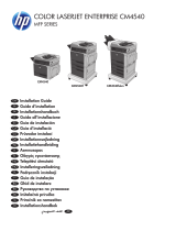 HP Color LaserJet Enterprise CM4540 MFP series Guia de instalação