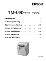 Epson TM-L90 with Peeler Manual do usuário