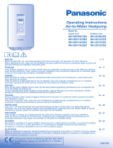 Panasonic WHUD16CE8 Instruções de operação