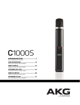 AKG C1000 S Manual do proprietário