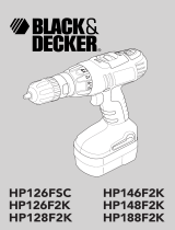 Black & Decker HP128 Manual do usuário