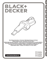 BLACK DECKER DUSTBUSTER PV1820LRGP-QW (Batt. 35AW - 20min) Manual do proprietário