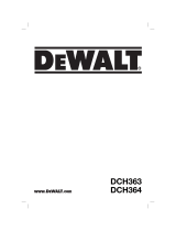 DeWalt DCH364 Manual do usuário
