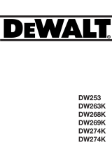 DeWalt DW269K Manual do usuário