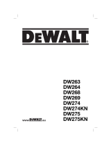 DeWalt DW274KN T 5 Manual do proprietário