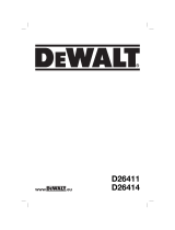 DeWalt D26411 Manual do usuário