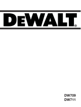 DeWalt DW709 Manual do proprietário