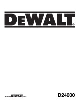 DeWalt D24000 T 2 Manual do proprietário