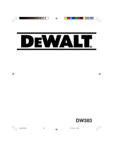 DeWalt Handkreissäge DW 383 Manual do usuário