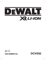 DeWalt DCV582 Manual do usuário