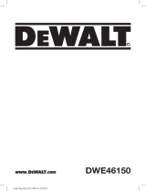 DeWalt DWE46150 Manual do usuário