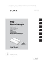 Sony HDPS-M1 Manual do proprietário