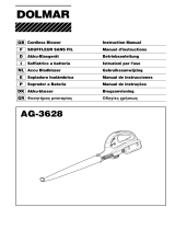 Dolmar AG-3628 Manual do proprietário