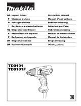 Makita TD0101 Manual do proprietário