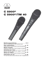 AKG C 5900-TM 40 Manual do proprietário