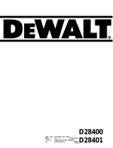 DeWalt D28401 T 2 Manual do proprietário