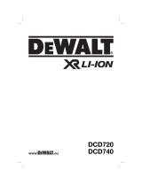 DeWalt DCD720 T 1 Manual do proprietário