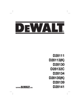 DeWalt D28139 T 2 Manual do proprietário