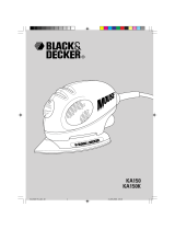 BLACK+DECKER ka 150 k mouse Manual do proprietário