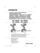 Hitachi WR 18DBDL Manual do proprietário