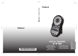 Roland VT-12 Vocal Trainer Manual do proprietário