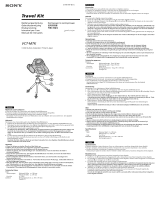 Sony VCT-MTK Manual do usuário