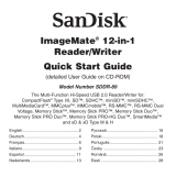 SanDisk IMAGEMATE 12 IN 1 Manual do proprietário