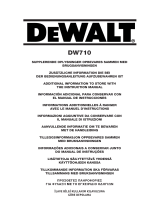 DeWalt DW710 Manual do usuário