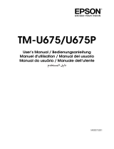 Epson TM-U675P Manual do usuário