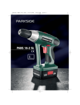 Parkside KH 3101 2 SPEED RECHARGEABLE ELECTRIC DRILL DRIV… Manual do proprietário