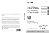 Sony HDR-CX900E Manual do proprietário