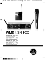 AKG WMS 40 PRO FLEXX Manual do proprietário