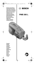 Bosch PMB 300 L Manual do proprietário