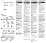 Sony SRS-A27 Manual do proprietário