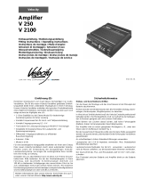 Blaupunkt V 250 / V 2100 Manual do proprietário