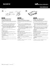 Sony CKM-NWZA820 Manual do proprietário