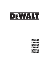 DeWalt DW054K T 1 Manual do usuário