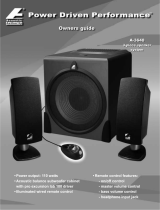 Acoustic Authority A-5640 Manual do proprietário